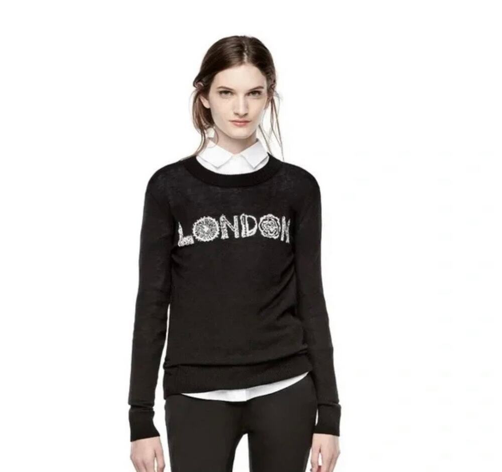 Thakoon for Design Nation Kohl’s London Black Sweater Size S New